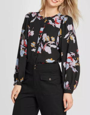 Floral Print Blouse