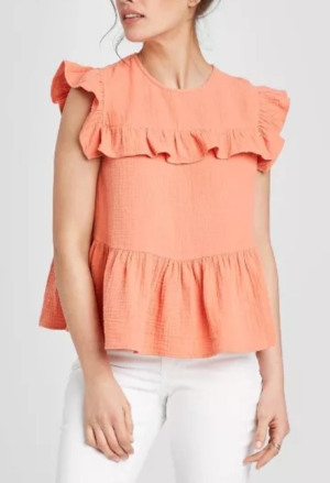 Flutter Sleeve Top