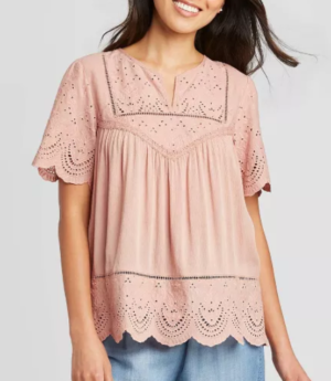 Eyelet Top