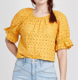 Eyelet Top