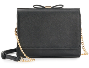 Black Crossbody with Bow