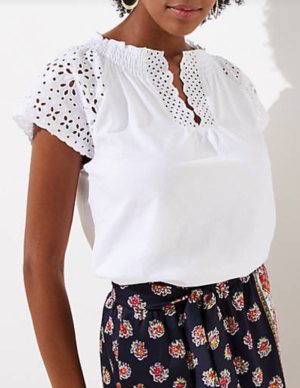 Eyelet Top