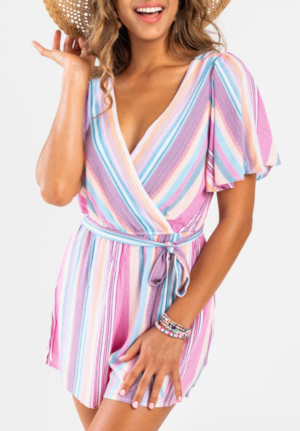 Striped Romper