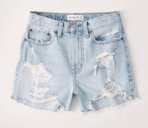 Midrise Denim Shorts