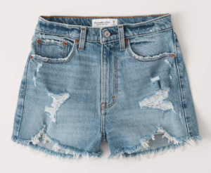 Distressed Denim Shorts