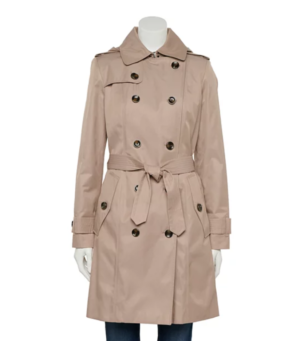 Hooded Trench Coat