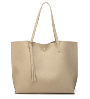 Faux Leather Tote